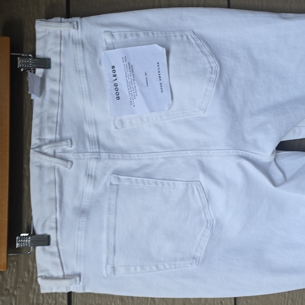 Good American Good Legs Ultimate Skinny Sculpting jeans 15 new white - Picture 10 of 11